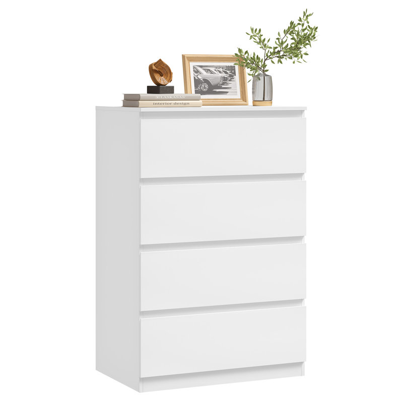 60 cm W Chest of Drawers, White