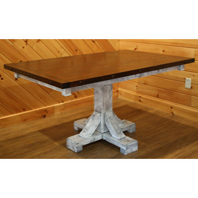 Bechtold Pine Solid Wood Dining Table