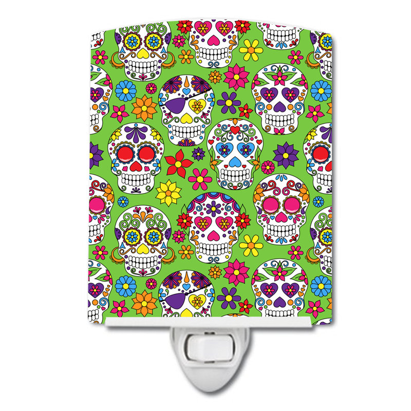 Day of the Dead Ceramic Night Light