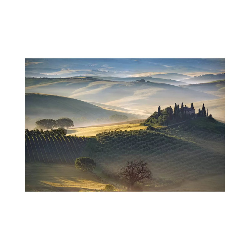 Belvedere Morning, Tuscany, Italy by Jim Nilsen - Wrapped Canvas Print, 30.48 cm H x 45.72 cm W