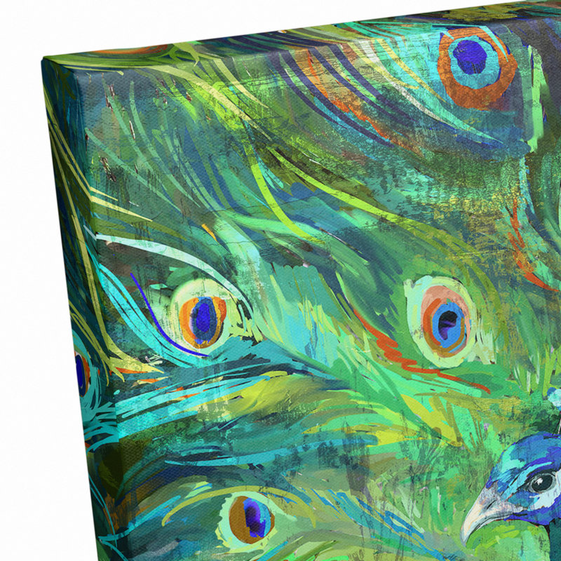 «Peacock Power», reproduction sur toile