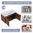 Myung 35.5'' Single Bathroom Vanity with Resin Top-122529461