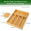 Bamboo Silverware Drawer Organizer, 5 Slots-558185325