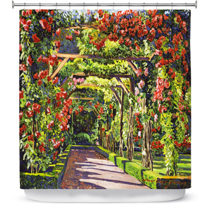 Candelario Floral Shower Curtain