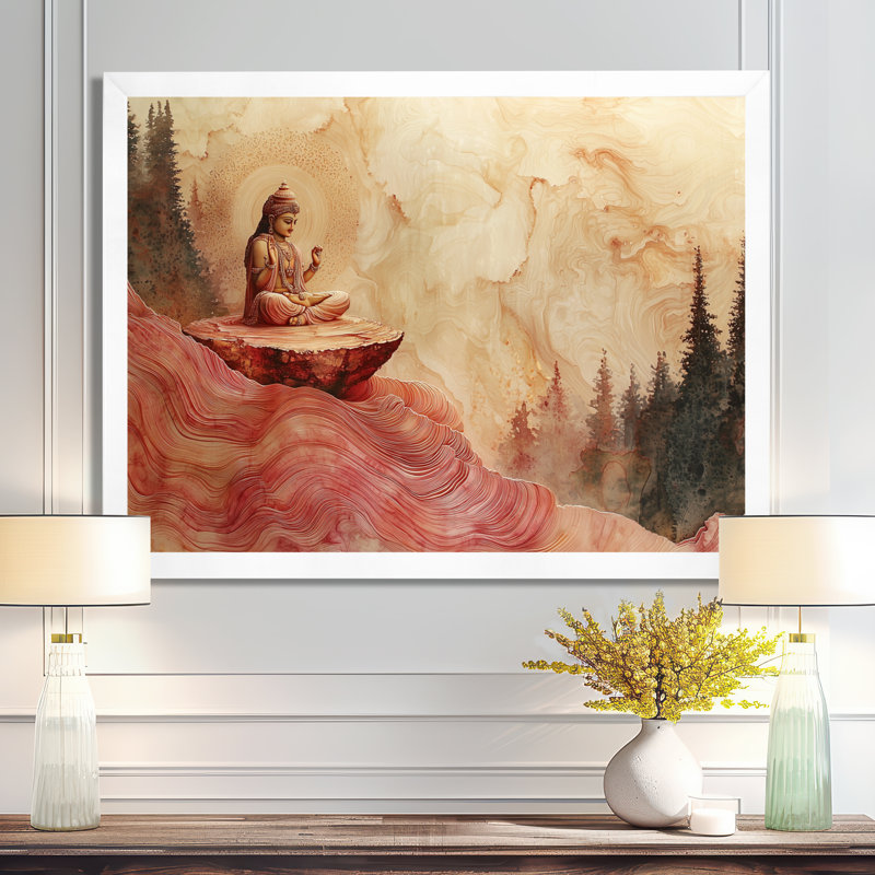 Guthridge - Spiritual Wall Art, Impression d'un seul cadre photo, H 12 po x l 20 po, Blanc