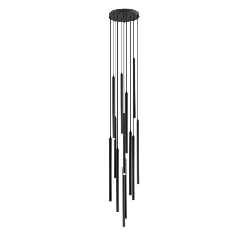 Statesboro 13 - Light LED Pendant, Black