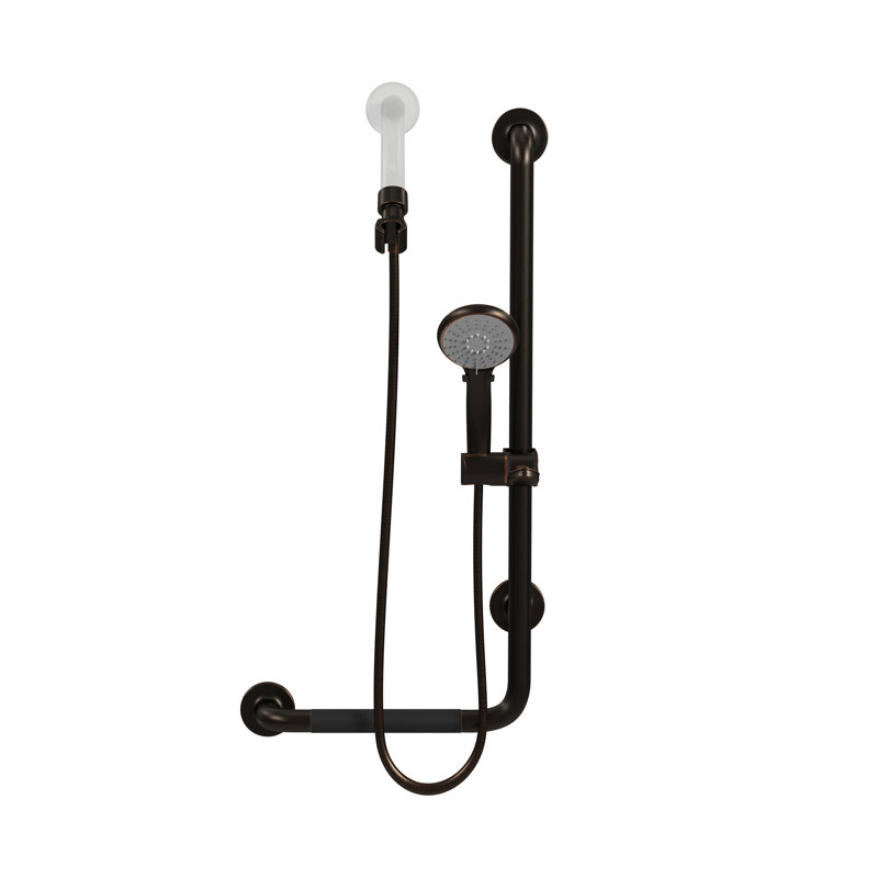 Barre coulissante PULSE ShowerSpas Ergo, Bronze frotté à l'huile