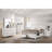 White Square Mirror Transitional Design