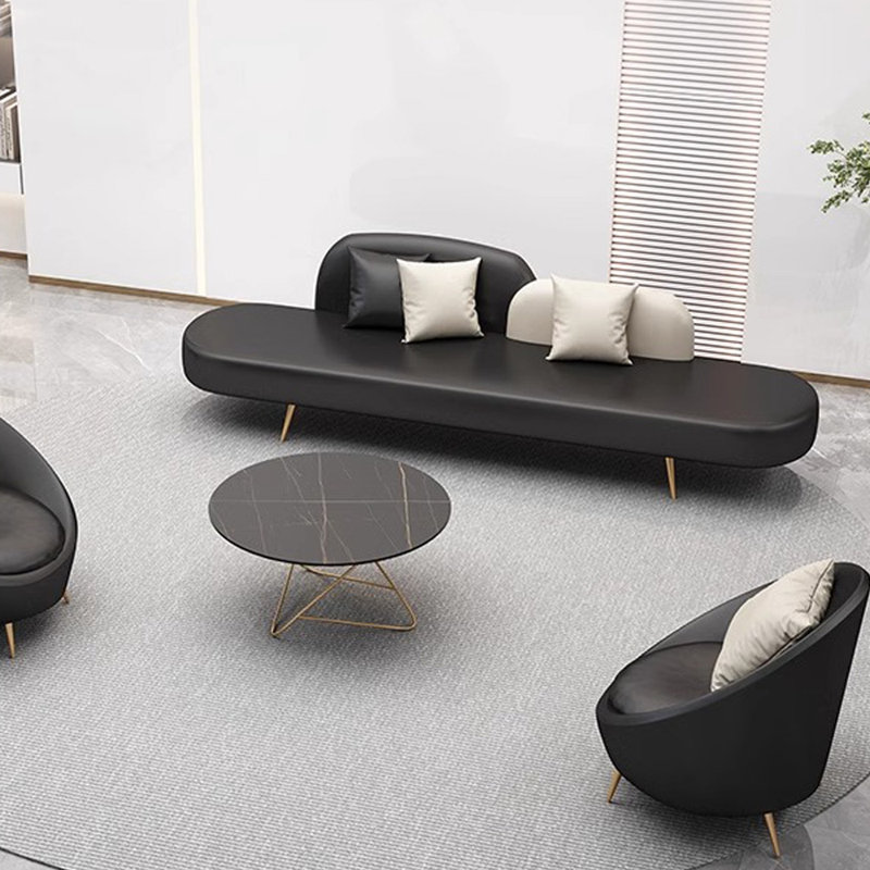 Méridiennes d'intérieur en similicuir Creative Home, Orienté à gauche (vu de face)