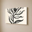 «Ink Flower I Cream» par Sara Zieve Miller - Impression sur toile-2081713825-2081713829