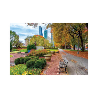 Autumn In Chicago by Nejdet Duzen - Wrapped Canvas Print