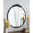36" X 39" Classic Design Mirror With Round Shape And Baroque Inspired Frame For Bathroom, Entryway Console Lean Against Wall-283862678-283862673