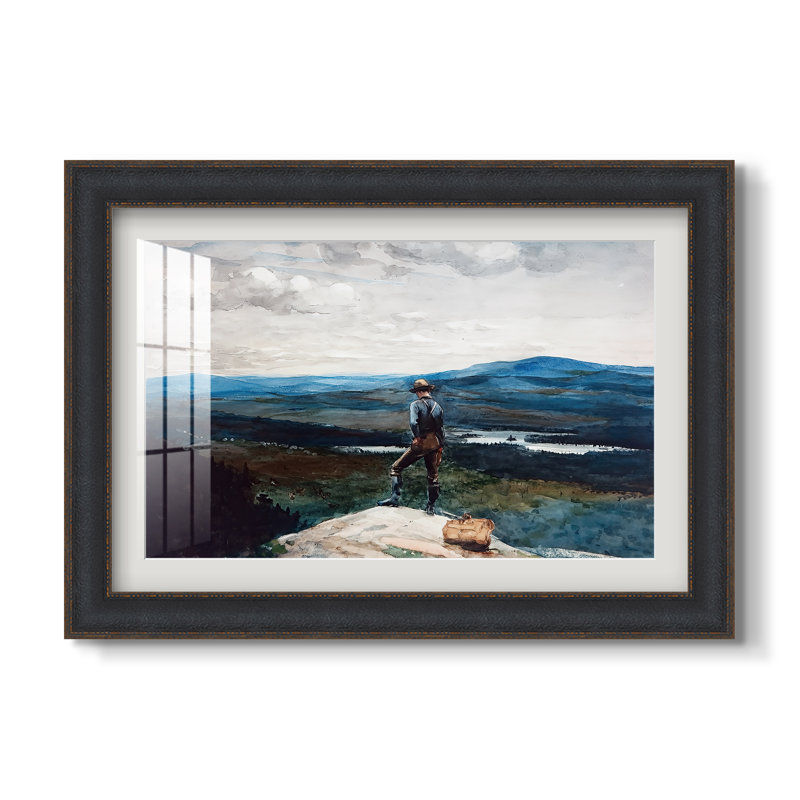 Le Ranger, Adirondacks, 1882 - Winslow Homer - Estampe encadrée sur mesure, 16x22 INNER SIZE, Framed Print with Mat