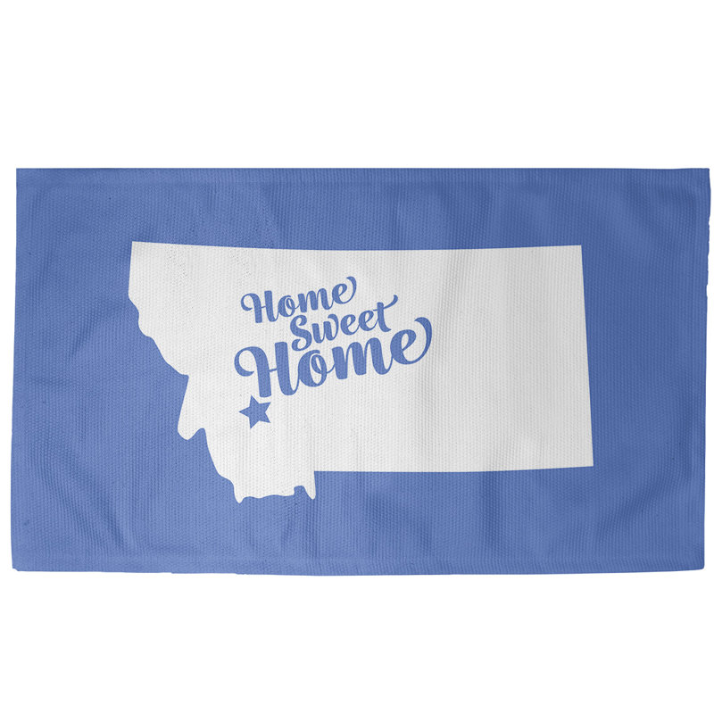 Tapis butte blue area home, Rectangle 3 pi x 5 pi