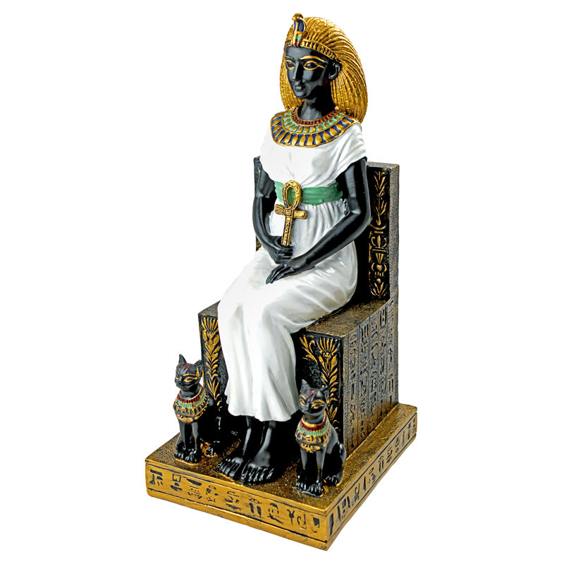 Figurine Salvador sur le trône d'Egypte
