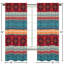 Red Boho Semi-Sheer Rod Pocket Curtain Panels (Set of 2) by Sweet Jojo Designs