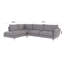 Modern L-shape Corner Sofa  with Silver Metal Legs-69378120-69378125