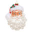 Jolly Santa Head Ornament, 6.5 Inches