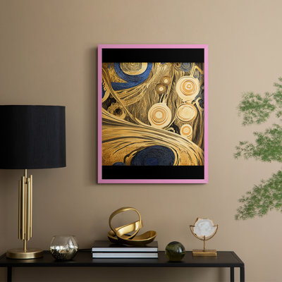 «Abstract Abstract», reproduction encadrée - prêt à accrocher
