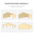 Outsunny 10' X 20' Large Party Tent, Events Shelter Canopy Gazebo With 4 Removable Side Walls, Shade Shelter For Weddings, White