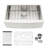 33"x21"x10"Farmhouse Apron Single Bowl Stainless Steel Kitchen Sink