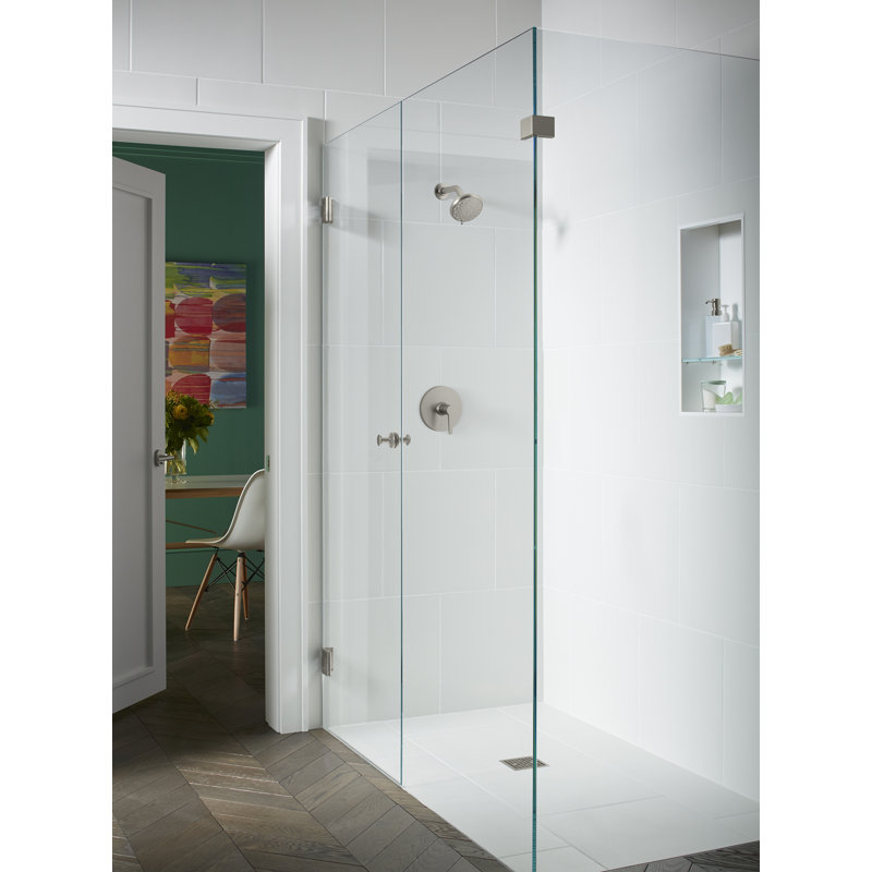 Clearflo Square Design Tile-In Shower Drain with Reversible Collar, 2" and 3" PVC Connection, Matte Black