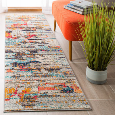 Riccio Abstract Ivory/Multi Area Rug
