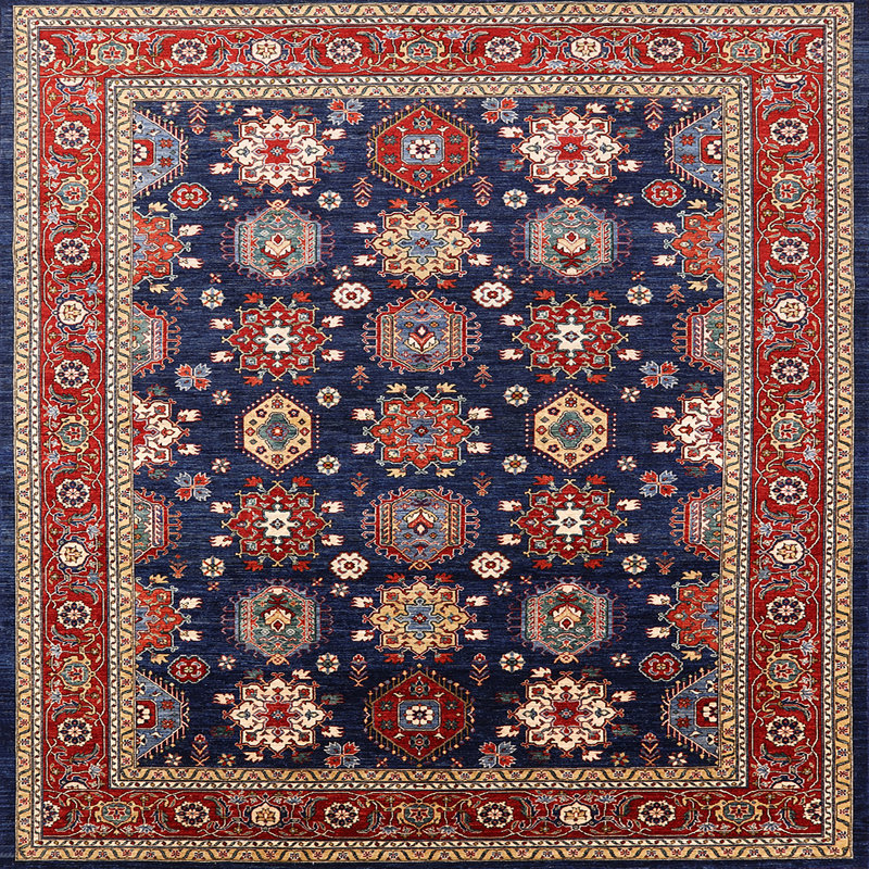 Oriental Indoor Rug, Square 4'