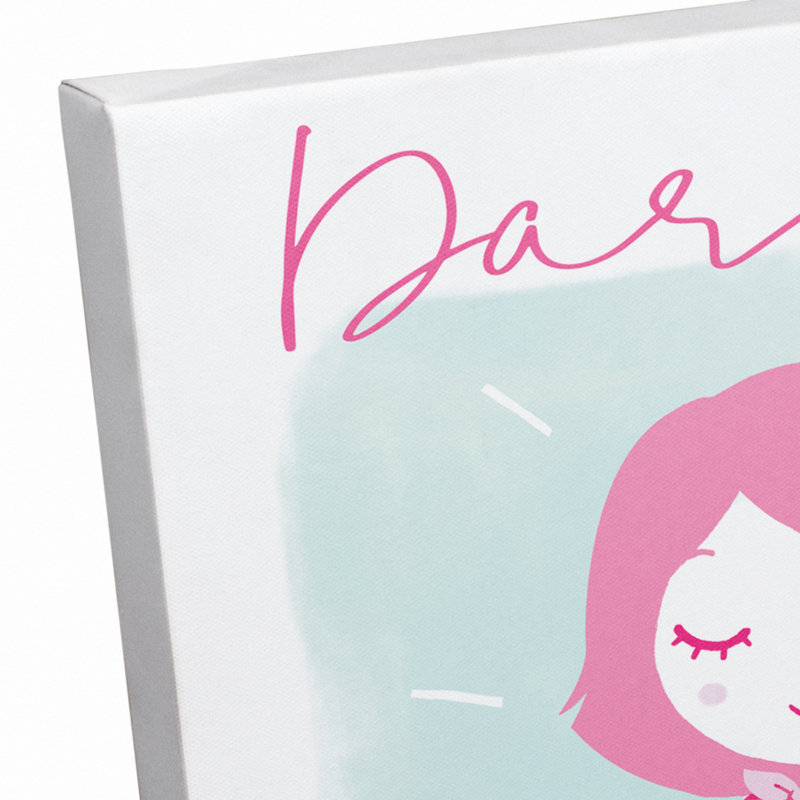 Art sur toile darling be audacieuse Burgos, H 14 po x l 11 po x P 1,25 po