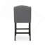 Tabouret de comptoir contemporain capitonné à oreilles 27 pouces, ensemble de 2-1816945847