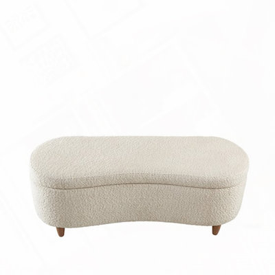 Chase Boucle Ottoman with Soft Close Hinges