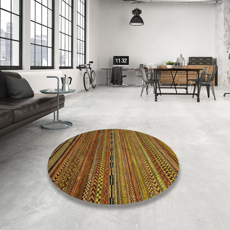 Arizona Abstract Indoor Rug, Round 7'