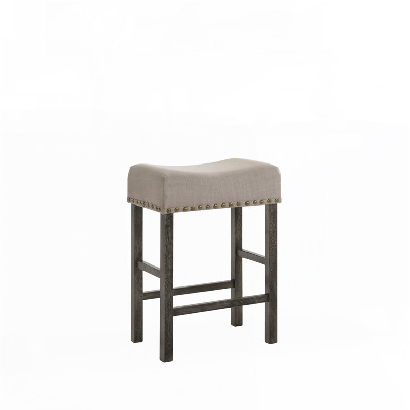 Gray Finish Counter Height Stool