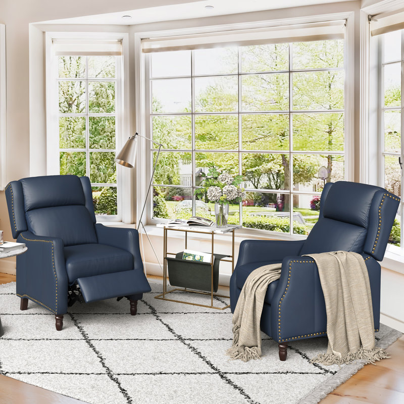 Fauteuil inclinable Doersten, Bleu marine