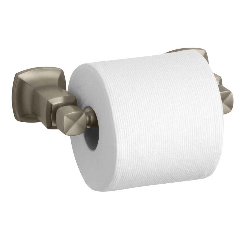 Margaux Horizontal Toilet Tissue Holder, Vibrant Brushed Bronze
