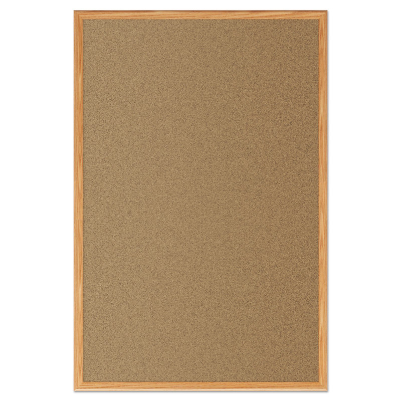 Wall Cork Small - 2' - 4' Bulletin Board, 3' H x 4' W, Light Brown