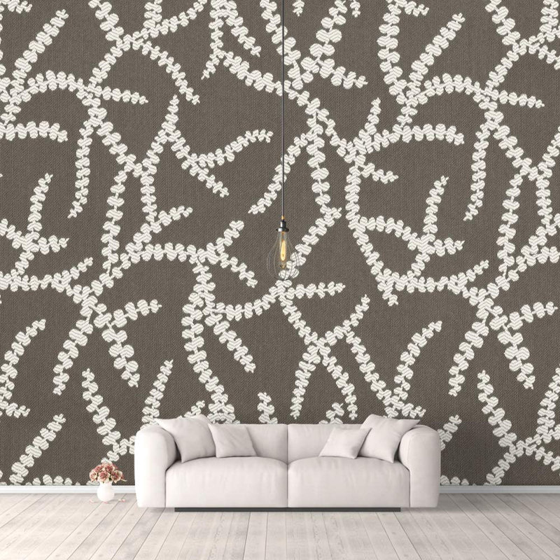 Murale entrelacée, L 100 po x l 144 po