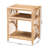Brandea Wicker/Rattan Nightstand in Brown