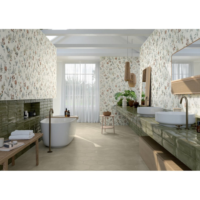 BD Presley Floral 20X48 Wall Tile