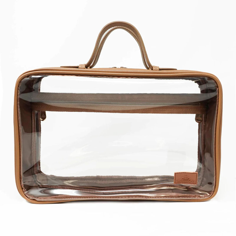 Organisateur de trousse de toilette de voyage Malte, Brun clair