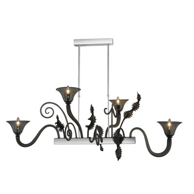 Fenice 4 - Light Glass Chandelier