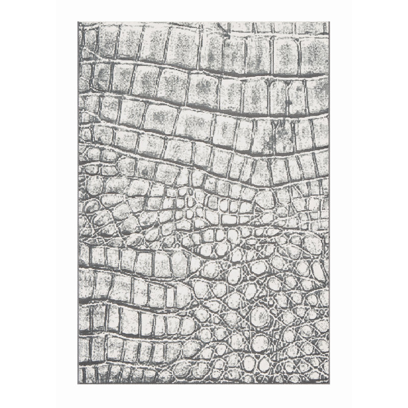 Majewski Abstract Indoor Rug, Rectangle 5'3" x 7'7"