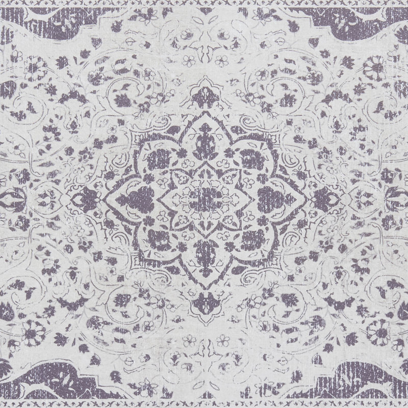 Floral Printed 12mm Anti Fatigue Rug, Rectangle 1'8" x 3'3"