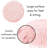 BirdRock Home 14.5" Round Faux Fur Vanity Stool, Pink-851456800