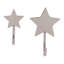 Ensemble de crochets muraux 2 pièces star Cressey