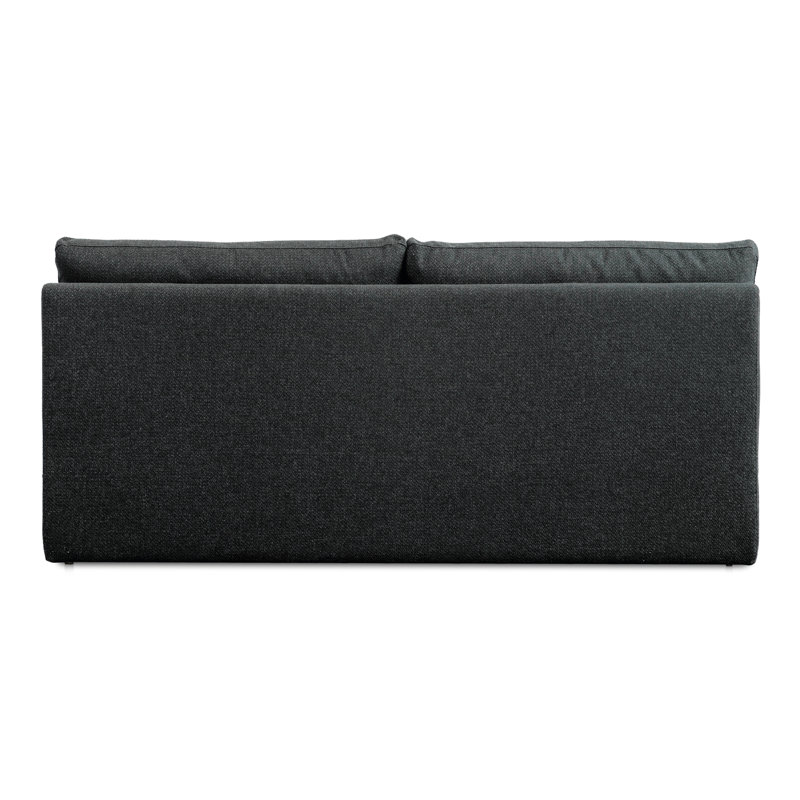 Miles Outdoor Sofa Speckled Charcoal, Charcoal