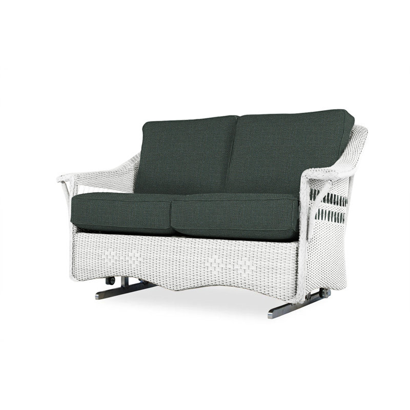 Nantucket Outdoor 2 - Seat Loveseat, Canvas Natural, White