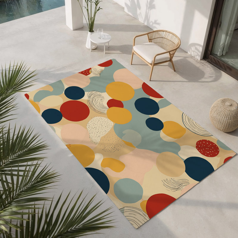 Tapis intérieur et extérieur Groovy Beam, Rectangle 4pi x 6 pi