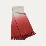 Hand-dyed Ombre Baby Alpaca Throw Blanket