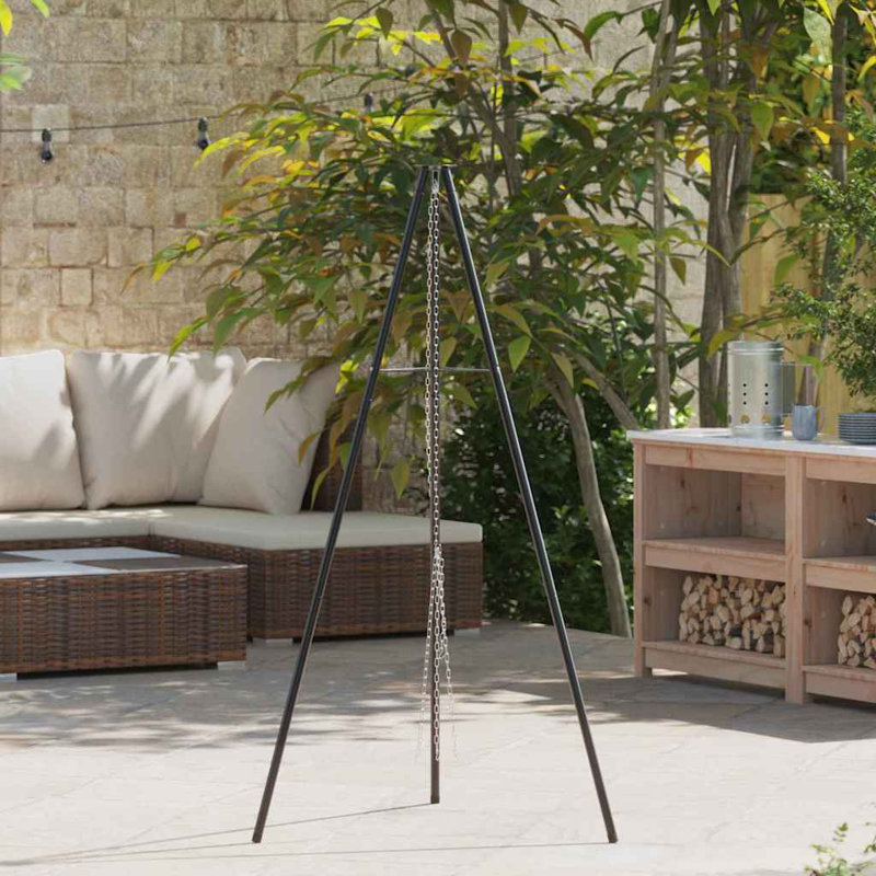 92cm x 92cm Steel Camping Cookware, 151.5cm H x 92cm W x 92cm D